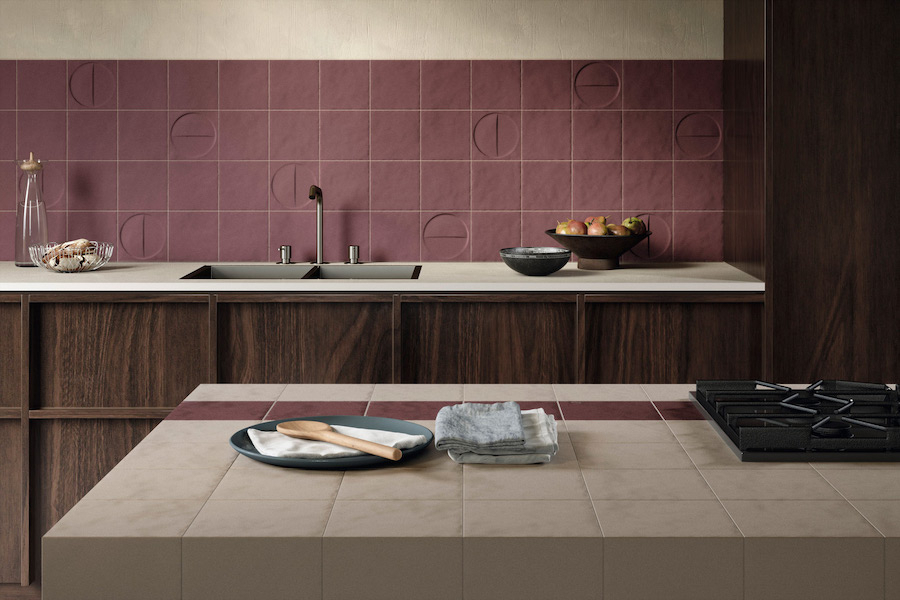 Retro glazované a neglazované dlaždičky Bottega d’Arte od Iris