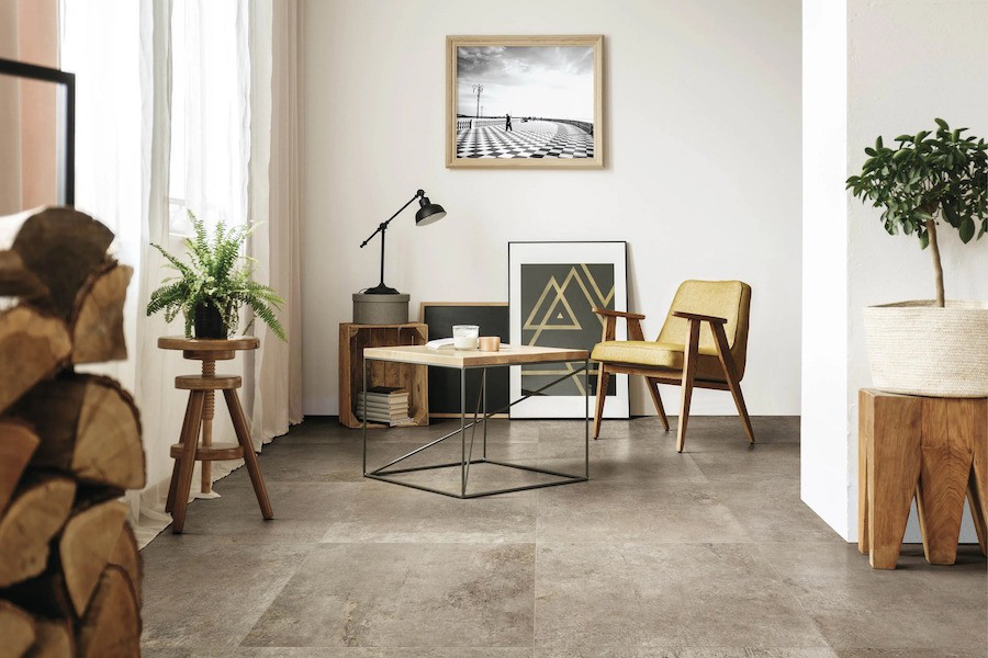 Série Artifact od Florim v moderním interiéru