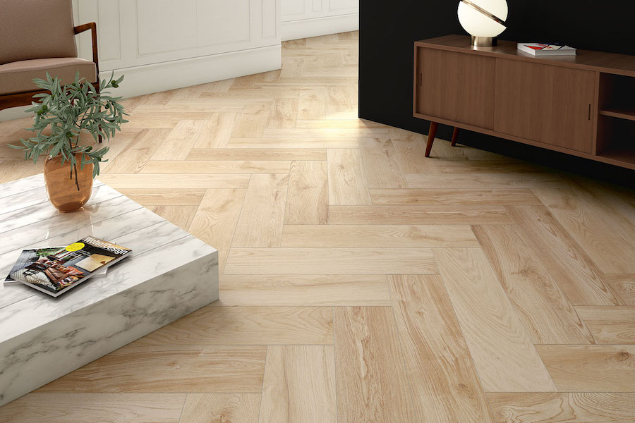 Keramická dlažba v designu dřeva Xyla od Ermes Aurelia