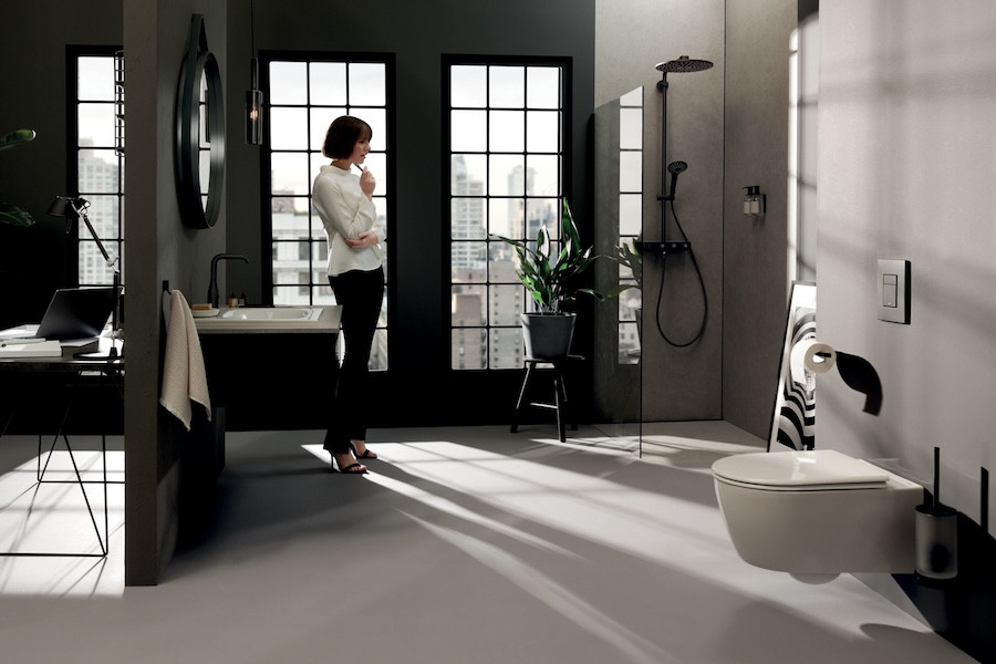 Koupelnové produkty Grohe v barvě Phantom Black