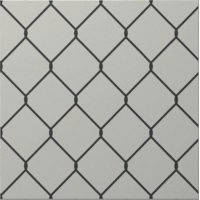 Dekorace Iris Diesel Fence white 20x20 cm glossy