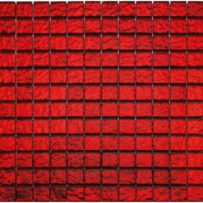 Skleněná mozaika Bärwolf červená 30x30 cm