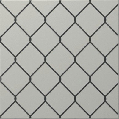 Dekorace Iris Diesel Fence white 20x20 cm glossy