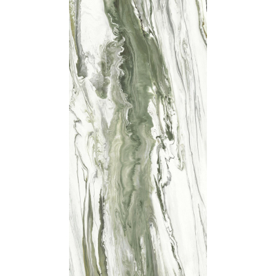 Dlažba Iris Diesel Liquid Cosmo liquid green 150x300 cm lucidato rektifikovaná